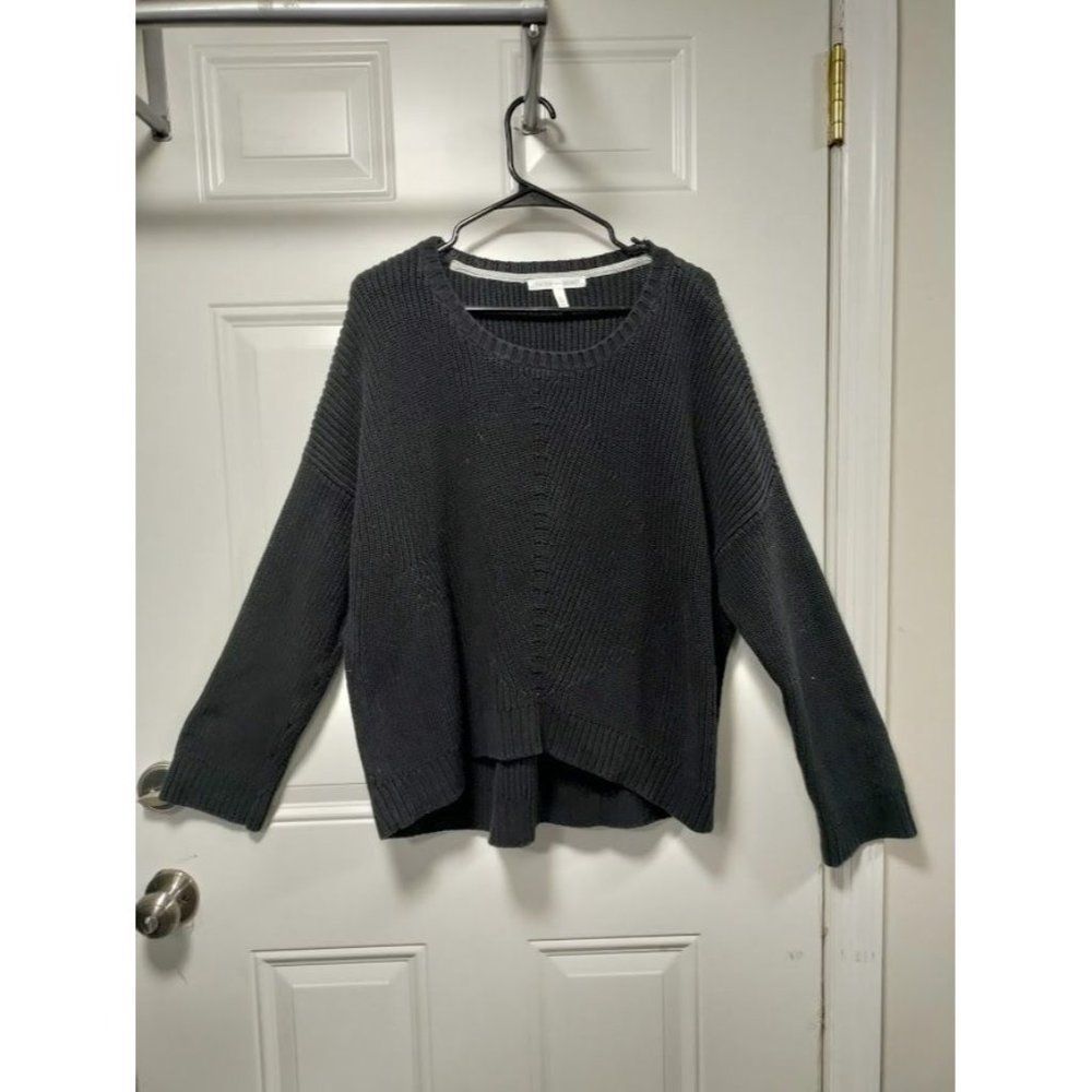 Victoria's Secret Knit High Low Black Sweater M